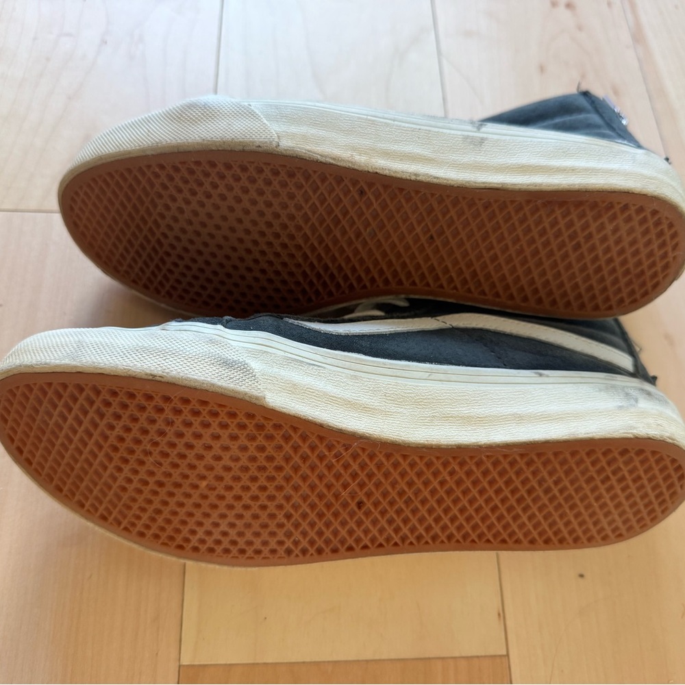 Vans Vintage Sk8 Hi Zips in blue suede - Picture 6 of 6